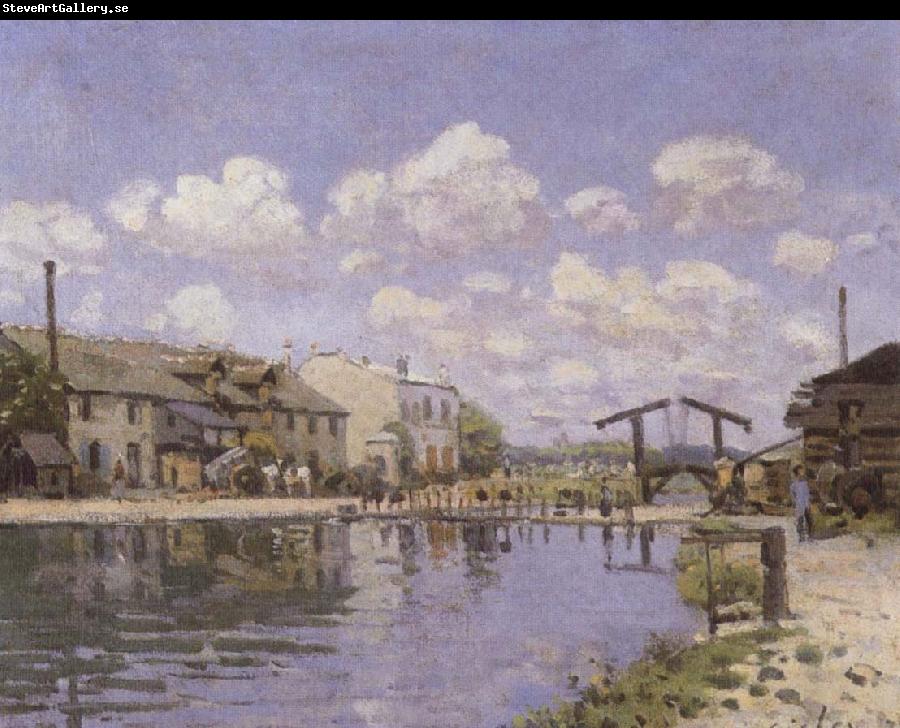 Alfred Sisley The Saint-Martin Canal